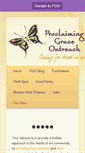 Mobile Screenshot of proclaiminggraceoutreach.com